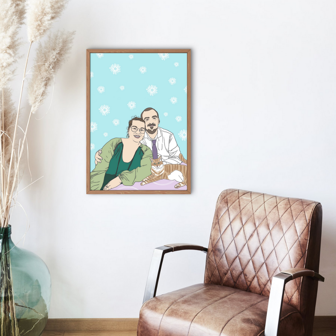 Custom Illustrated Photo