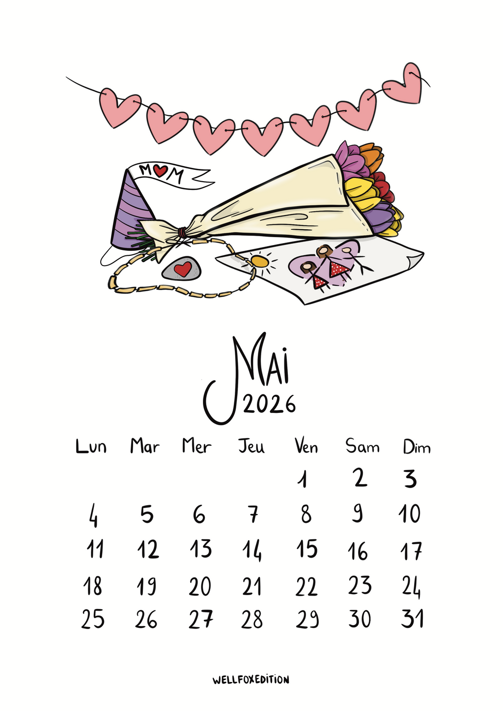 Calendrier 2026